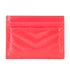 Saint Laurent Cassandre Cardholder, &pound;130, Accessories, Pink, Patent Leather, Back view